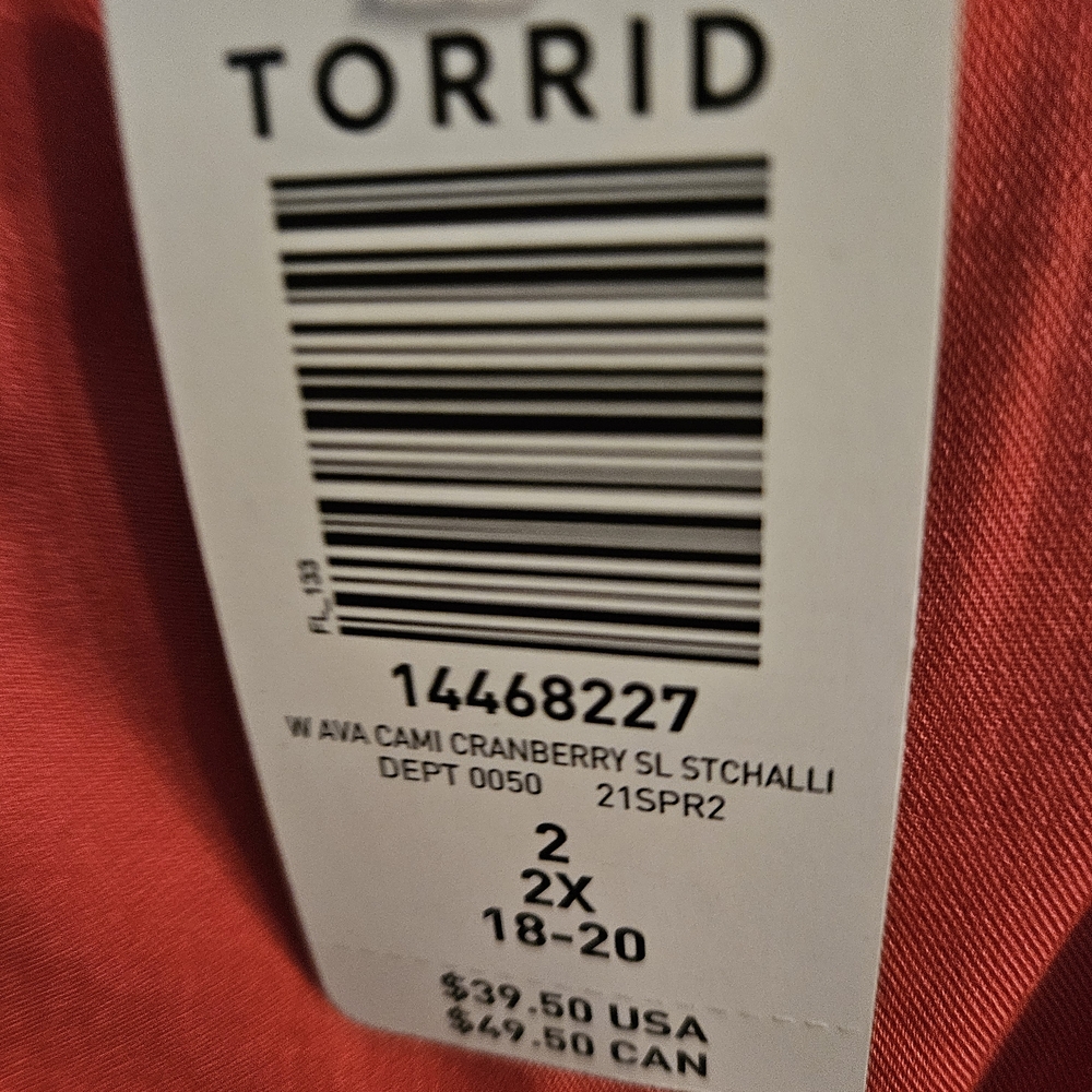 Torrid Red Tank Top - Picture 3 of 3